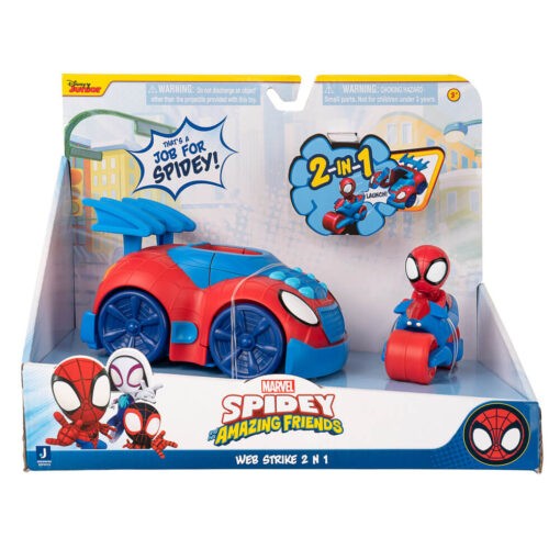 Marvel Spidey N Friends Feature Vehicle 2in1 - SNF0019