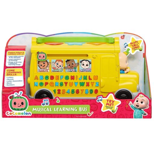 CoComelon Musical Learning Bus Number and Letter