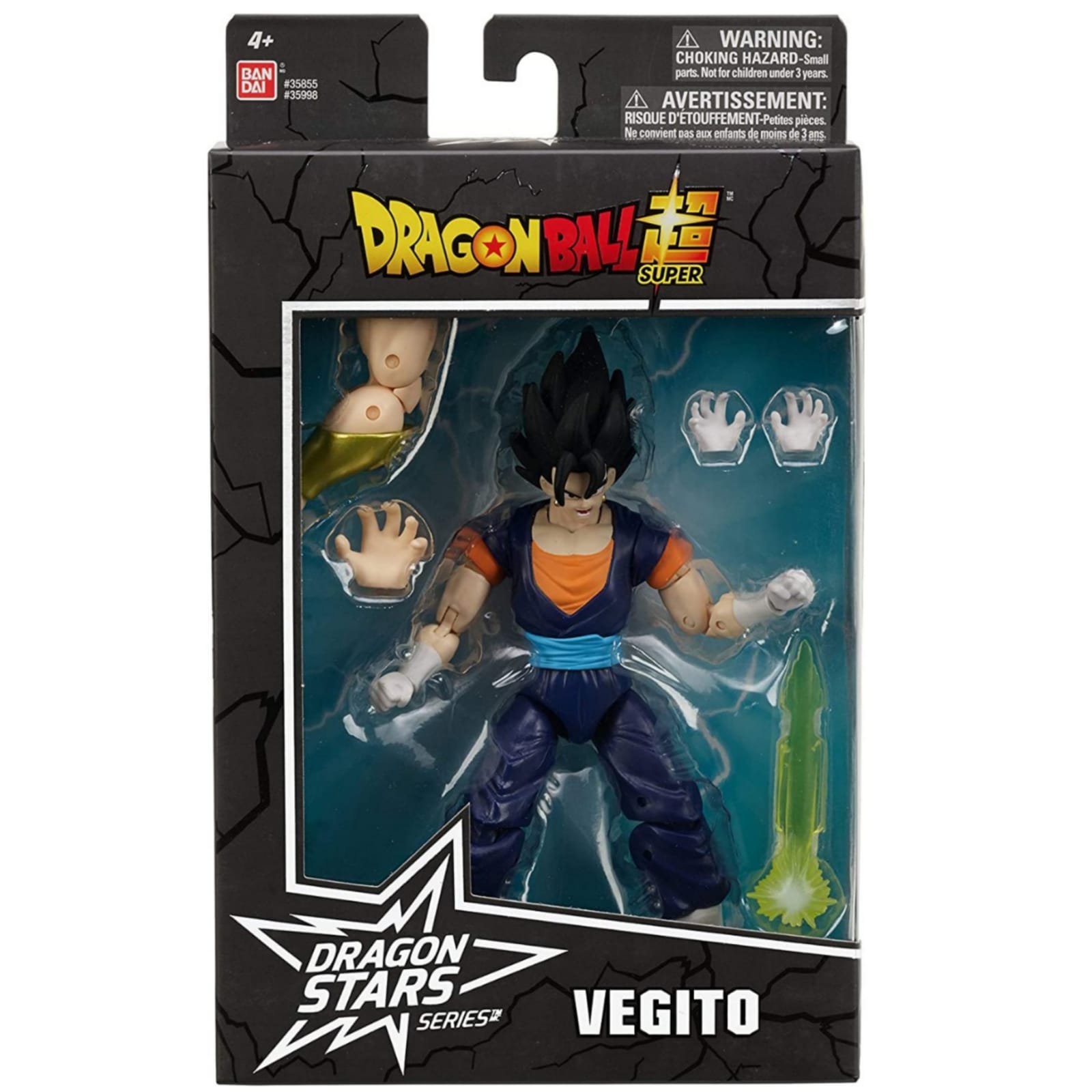 Dragon Ball Super Dragon Stars Super Saiyan Vegito Action Figure Set, 5  Pieces 