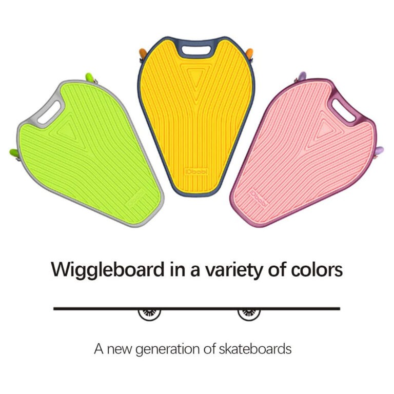 Idbabi Wiggleboard Skateboard w/ Led Wheels - GM-T1101-Pink