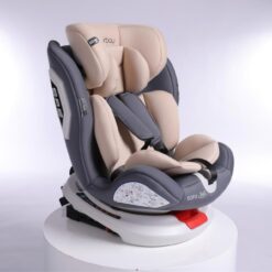 Burbay 360 Group 0+123 Car Seat with Isofix – YB102-BEIGE/GRAY