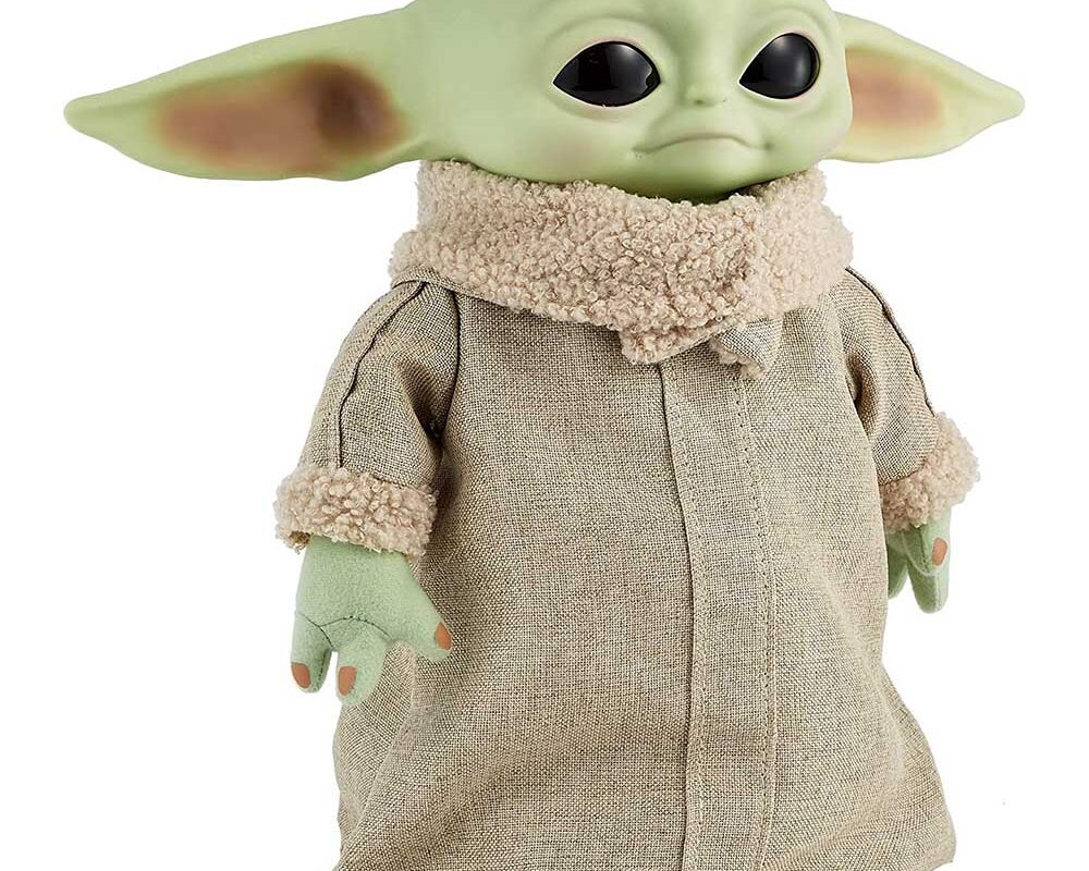 Star Wars The Mandalorian - Peluche électronique The Child (Grogu) Avec Sac Bandoulière - Mattel