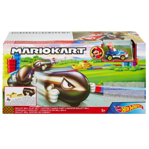 Hot Wheels Mario Kart Bullet Bill Launcher - GKY54