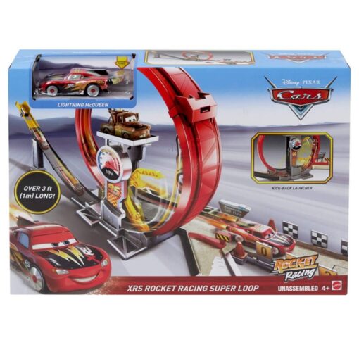 Disney Pixar Cars XRS Rocket Racing Super Loop Toy Race and Stunt Set - GJW44