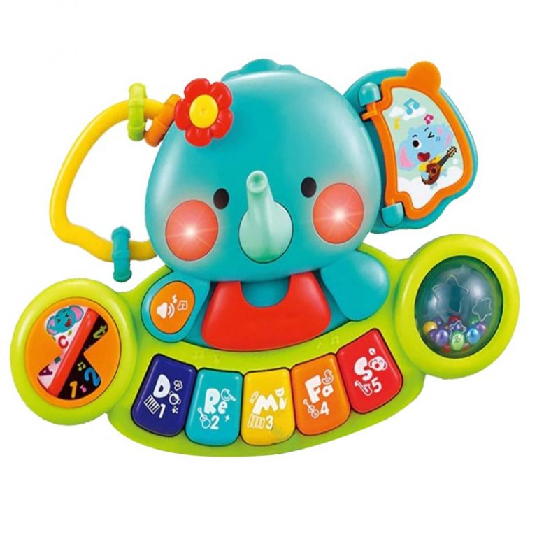 Hola Baby Toys Elephant Keyboard - 3135-GF
