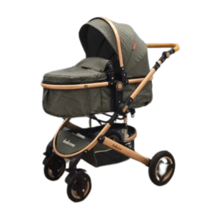 Belecoo 5 - 3-in-1 Lite Stroller Pram - Khaki