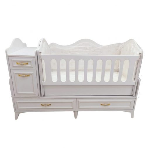 Eco Friendly Wooden Baby Swing Bed Crib Cradle - 409-Bed