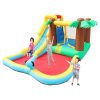 Inflatable Desert Palm Bounce Slide & Spray W/ Water Cannon - SHA-2020121