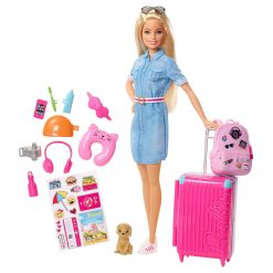 Barbie - Travel Doll & Accessories - FWV25