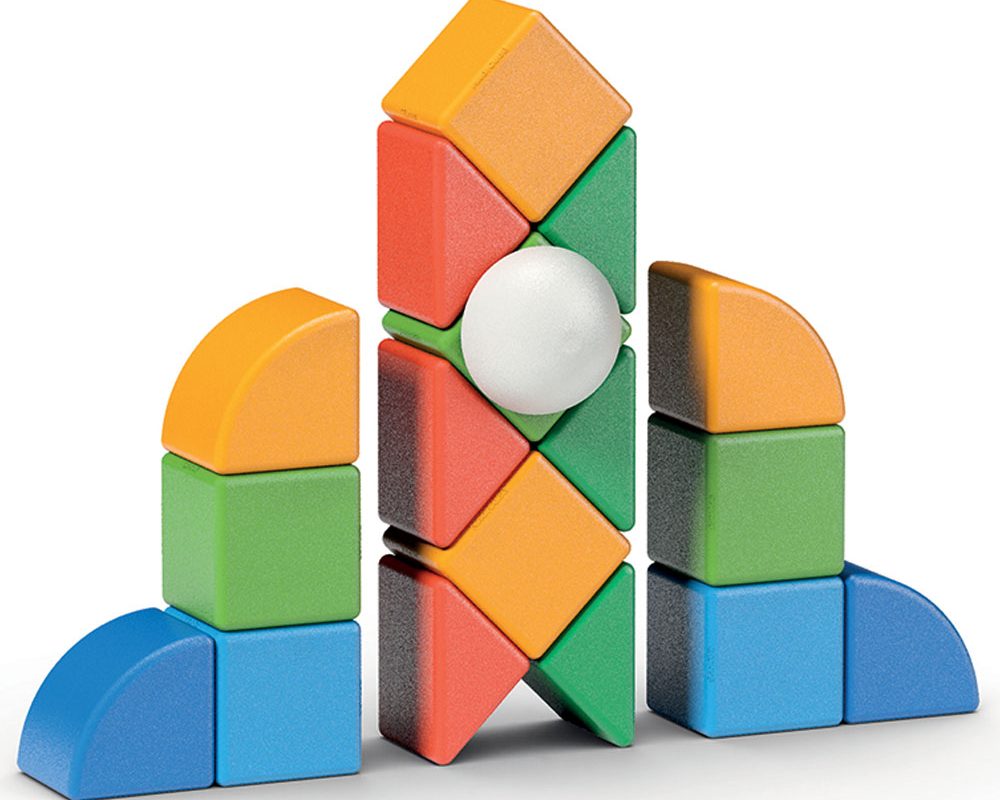GEOMAG Magicube 4 Shapes Building Blocks 25pcs 00204BB