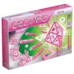 GEOMAG - Pink Panels Magnetic Construction Toy 68pcs - 00342-BB