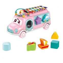 Huanger - Baby Toys Musical Bus Toy for 24+ Months - HE8019-GF