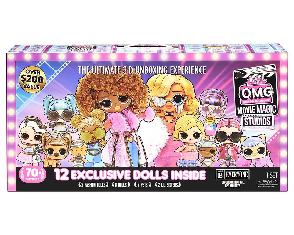 LOL Surprise! OMG Magic Studios-70+ Surprises 12 Fashion Dolls