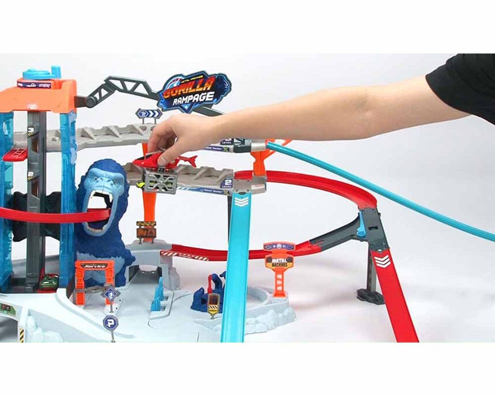 Metal Machines - Gorilla Rampage Garage Playset - Toys 4 You
