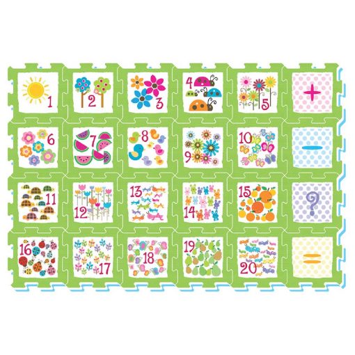 Sunta - Numbers & Objects Puzzle Mat 24p