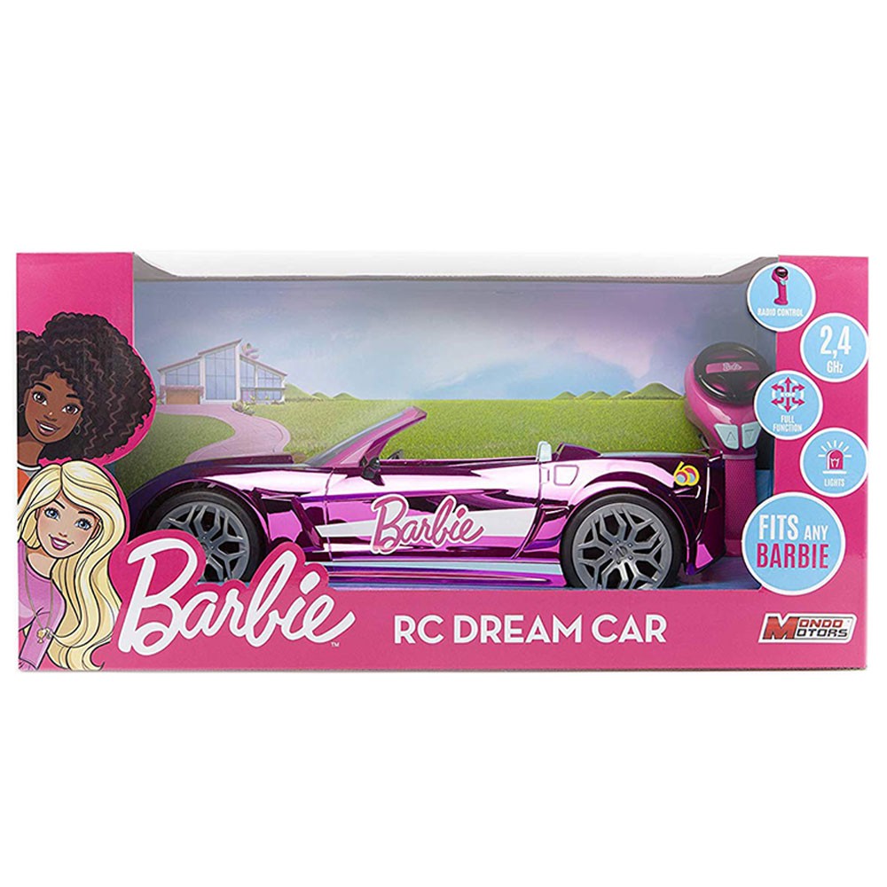 Coche Barbie R/C Mondo 63619 - Juguetes Fancy
