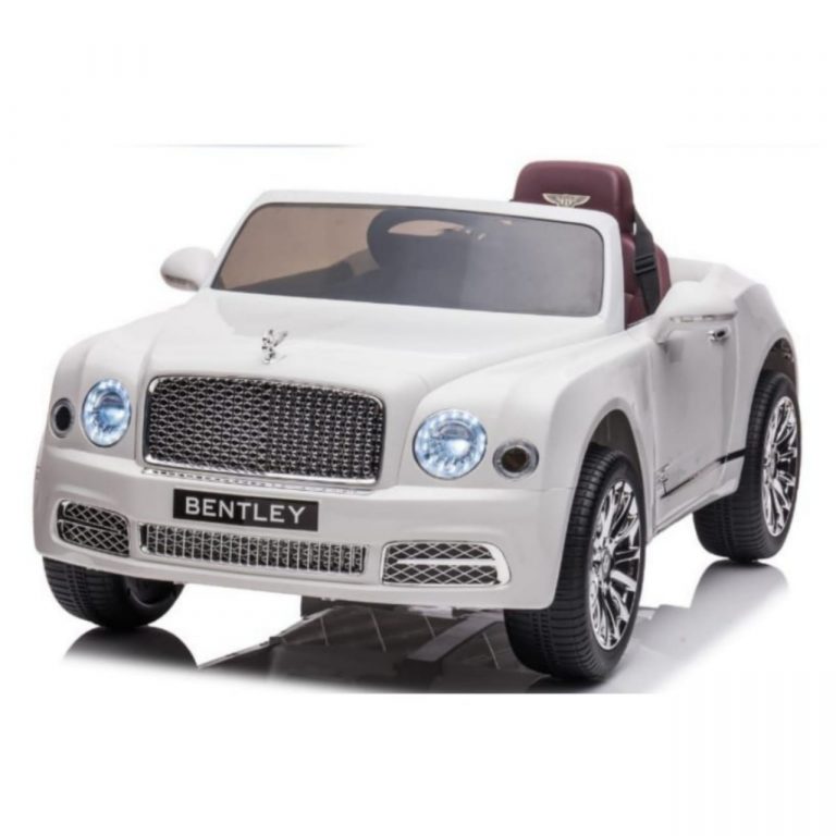 Bentely - Kids Rideon Car 12V - White - LB-1160EL
