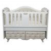 Wooden - Baby Bed For Newborn With Captone - White
