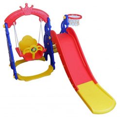 Little Angel - Kids Toys Slide And Swing - Red