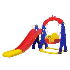 Little Angel - Kids Toys Slide And Swing - Red