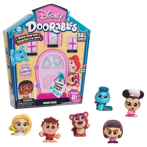 Disney - Doorables Multi Peek Series 8 Collectible Figures 6pc - JP-44563