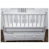 Wooden Baby Bed For Newborn With 2 Drawers - 501AW-BH