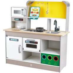 Hape - Deluxe Kitchen Playset W/ Fan Fryer - E3177-BPC