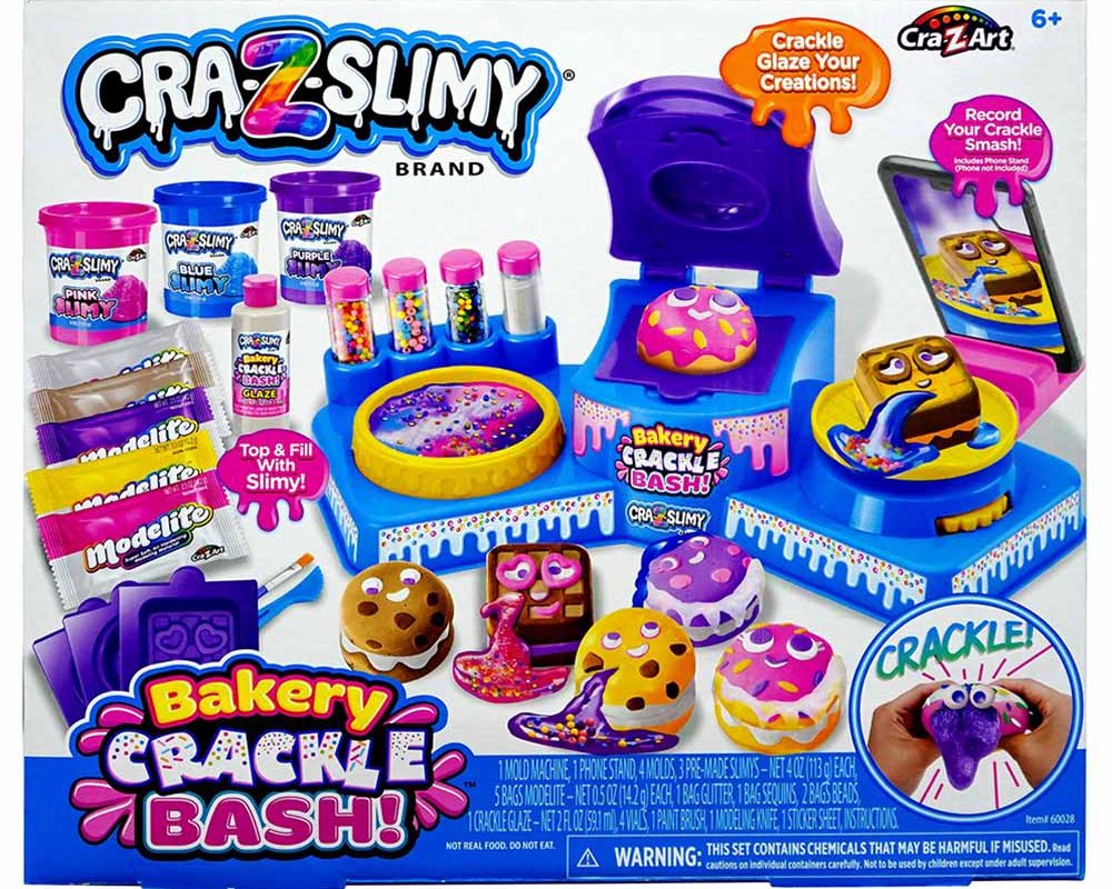 CraZArt CraZSlimy Bakery Crackle Bash Playset 20 pcs Toys 4 You