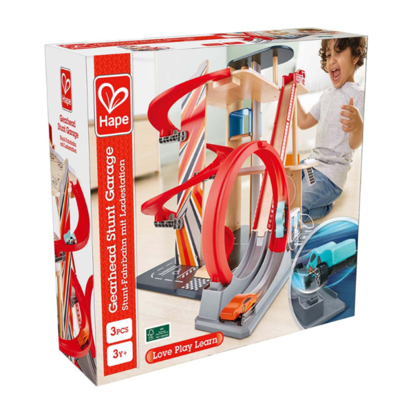 Hape - Gearhead Stunt Garage - E3019 - Image 5