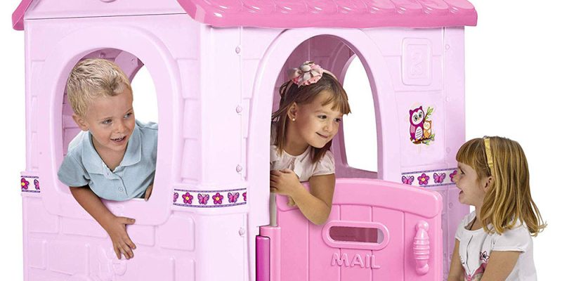 FEBER - Pink Fantasy House Casita Infantil de Juegos, con Puerta Abatible, para Jugar al Aire Libre o en Casa, Resistente y de Fácil Montaje, Color Rosa, para Niños de 2 a FEBER - Pink Fantasy House Casita Infantil de Juegos, con Puerta Abatible, para Jugar al Aire Libre o en Casa, Resistente y de Fácil Montaje, Color Rosa, para Niños de 2 a