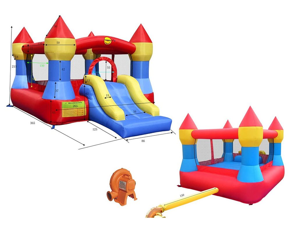 Happy Hop Castle Bouncer With Slide Toys 4You Store