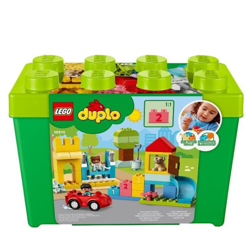 Lego Duplo - Classic Deluxe Brick Set With Storage Box 85 Pcs