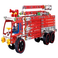 Haj - Assembly Alloy Toys - Fire Engine 528pcs