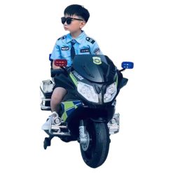 kids electric police motorcycle