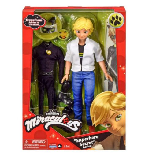Miraculous - Superhero Secret Adrien Doll Playset - Toys 4You Store