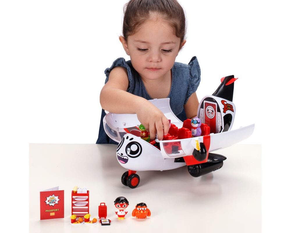 Peluche Franchise Titanic Peluche Ryan's World Titanio Rosso 10 Pollici - Nuovo Con Etichette, Venditore USA Regalo Per Bambini