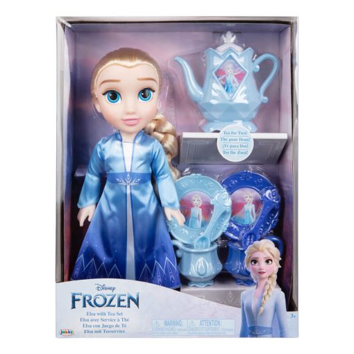 Disney Frozen 2 Elsa Fashion Doll With Tea Set (38 cm)