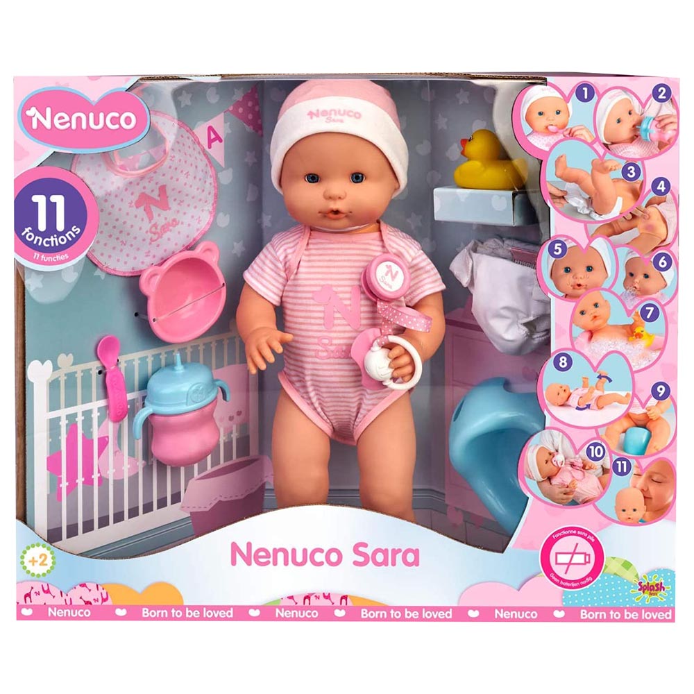 Nenuco - Sara Doll 42cm With 11 Functions - Toys 4You Store