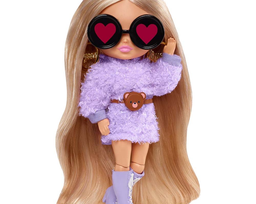 Barbie Extra Mini Doll Blonde Pigtails Purple Toys 4You Store
