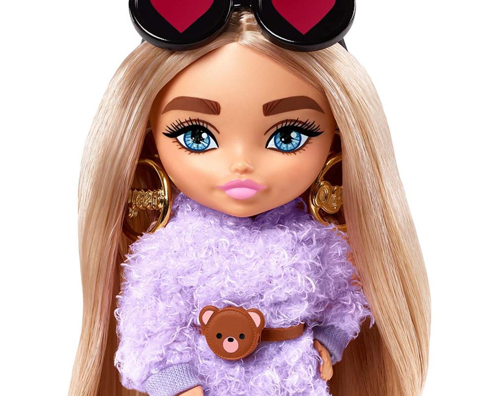 Barbie Extra Mini Doll Blonde Pigtails Purple Toys 4You Store
