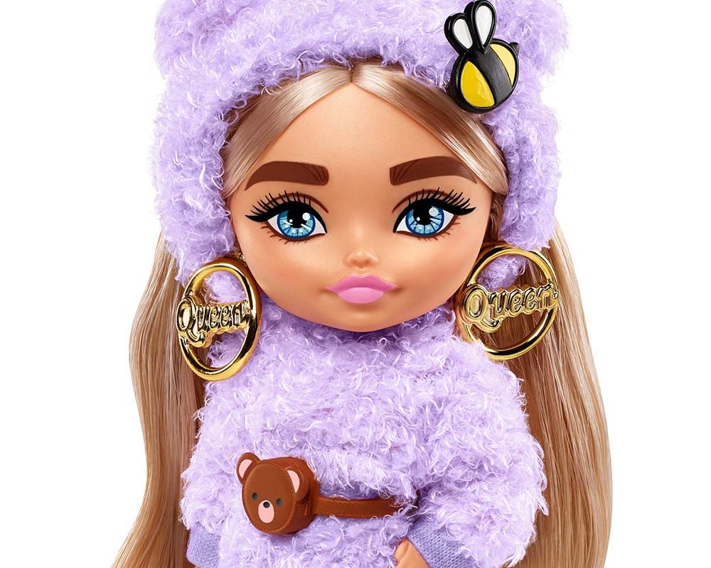 Barbie Extra Mini Doll Blonde Pigtails Purple Toys 4You Store