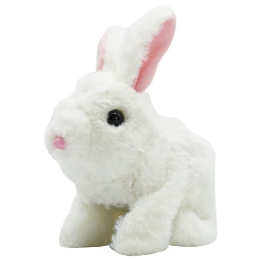 PUGS AT PLAY - Hopper Jumping Rabbit Plush Toy - White