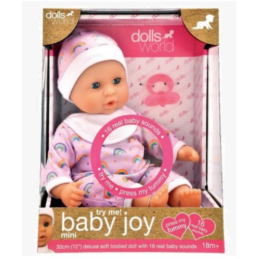 Dolls World Mini Baby Joy With Sound 30cm 8154