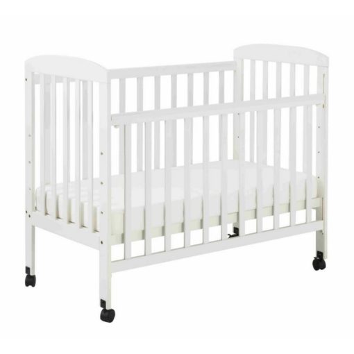 Wooden Convertable Baby Bed White - BL404