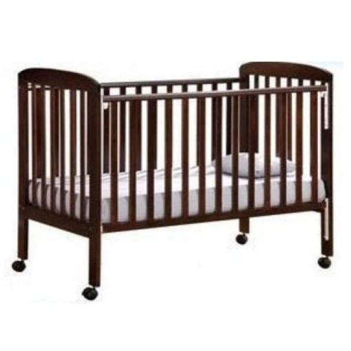 Wooden Convertable Baby Bed Crib – C3-F003-Brown
