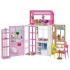 Barbie - Barbie Dollhouse Playset - 2 Levels & 4 Play Areas