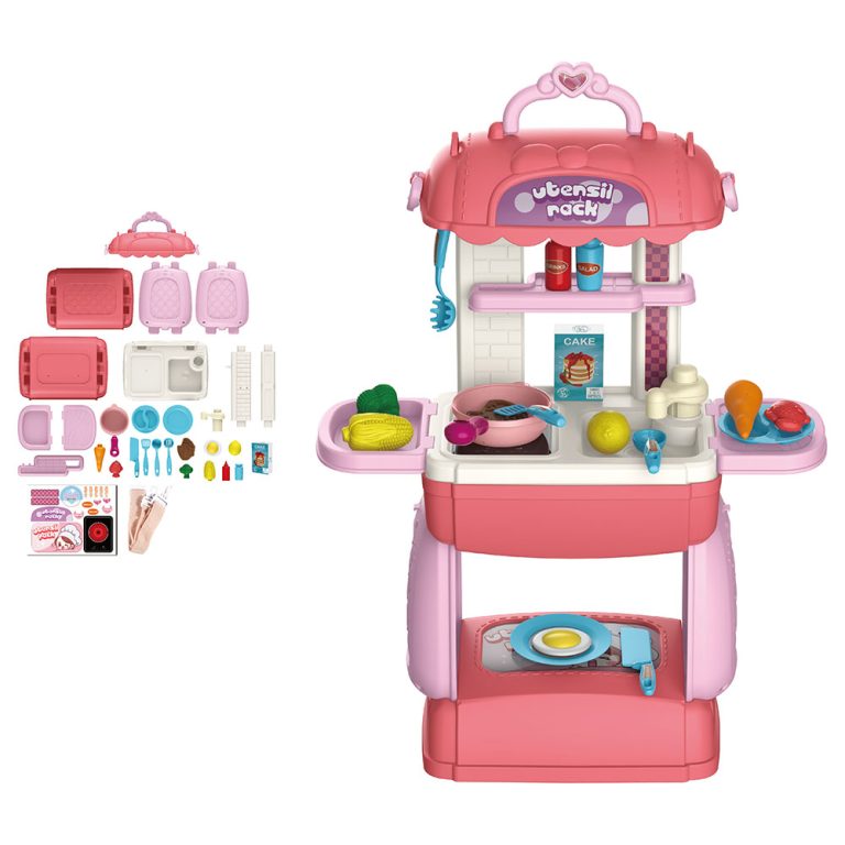 Jawda - 3-in-1 Mobile Kitchen - Pink