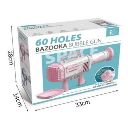 60 Holes Bazooka Bubble Gun Toys