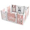 Foldable Indoor & Outdoor Play Yard For Baby - Pink