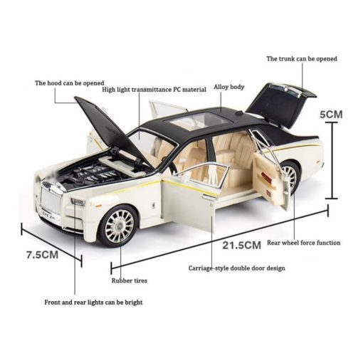 Mini Car Rolls-Royce Phantom Mansory Die Cast – Beige